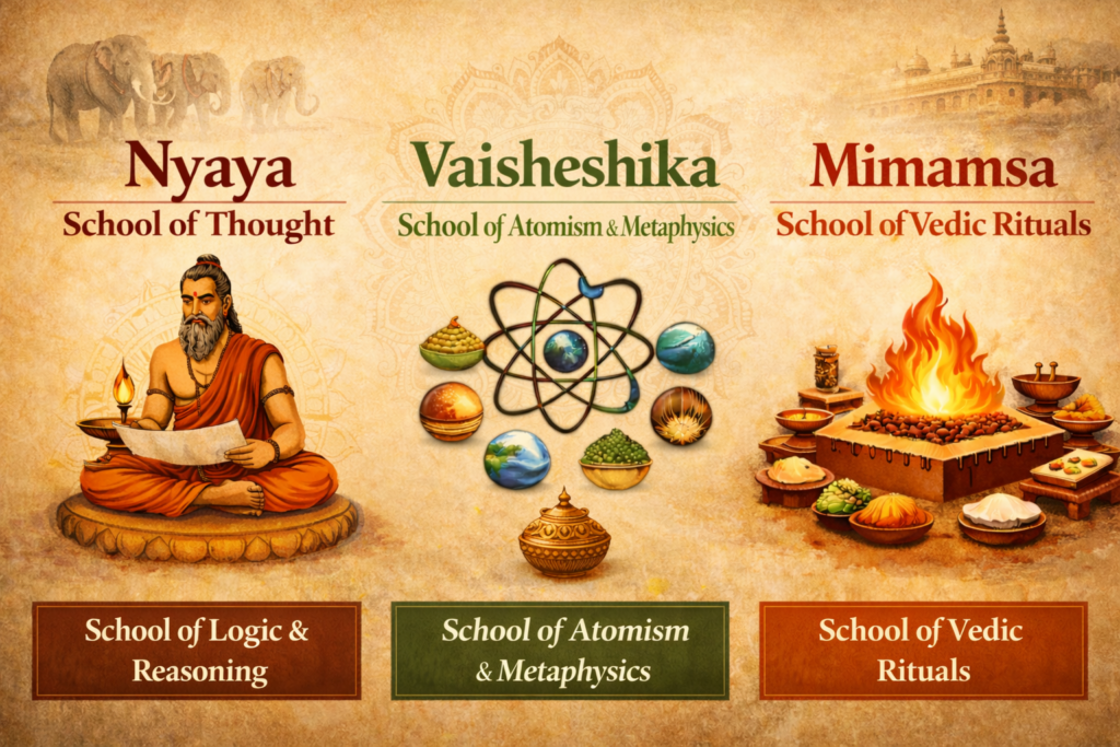Nayaya,Vaisheshika and mimamsa on consciousness