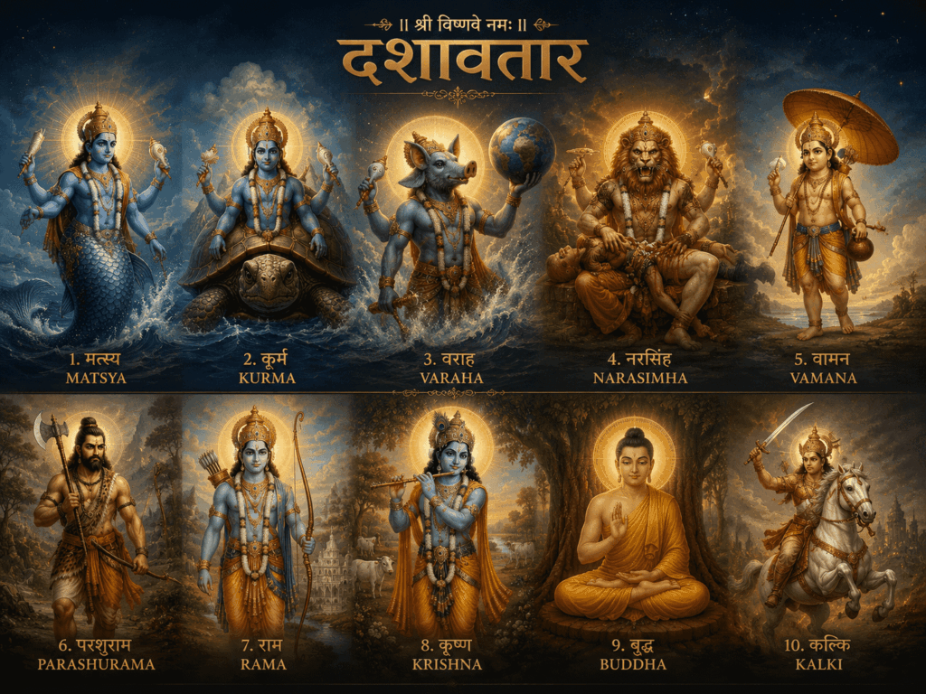 Yada yada hi dharmasya meaning - Dashavtar