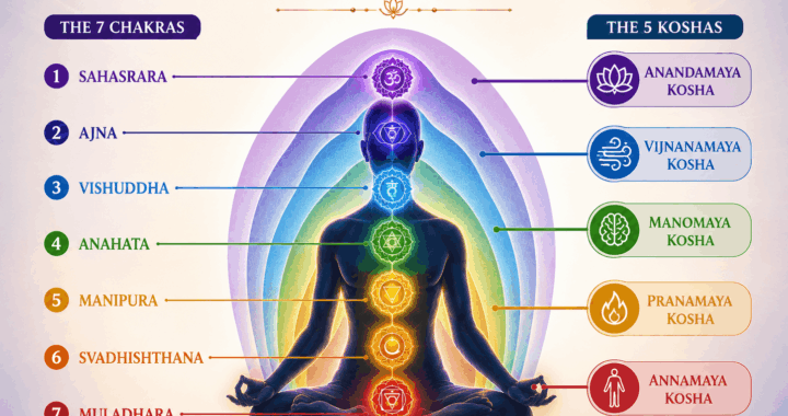 chakras and koshas connection