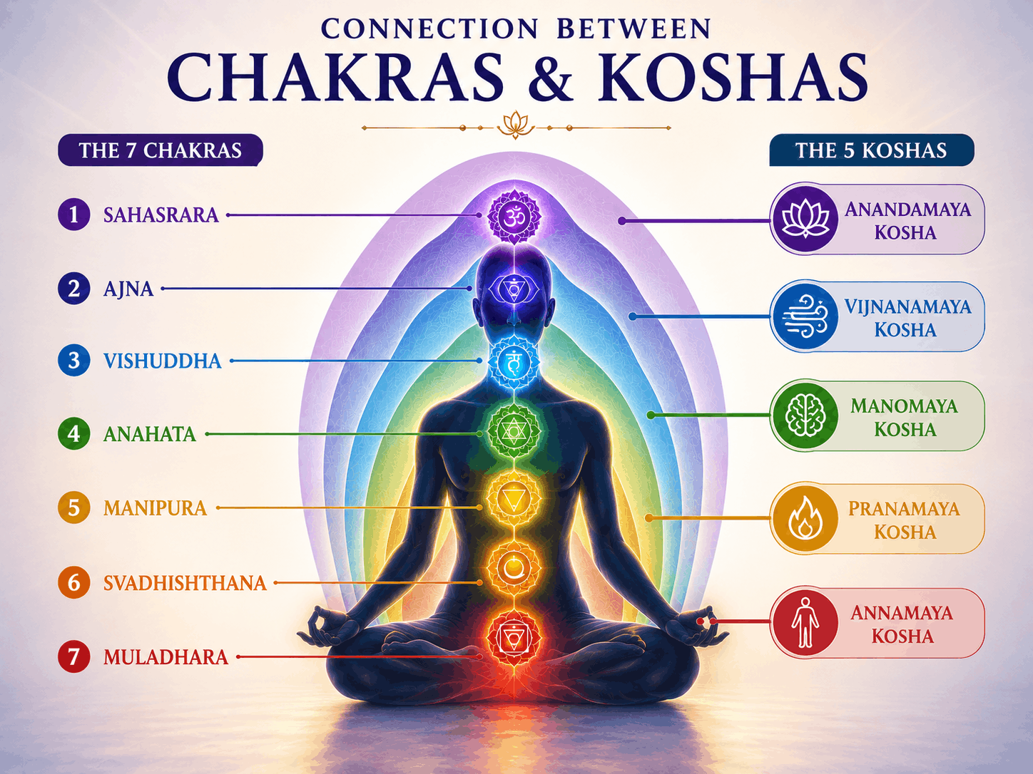 chakras and koshas connection