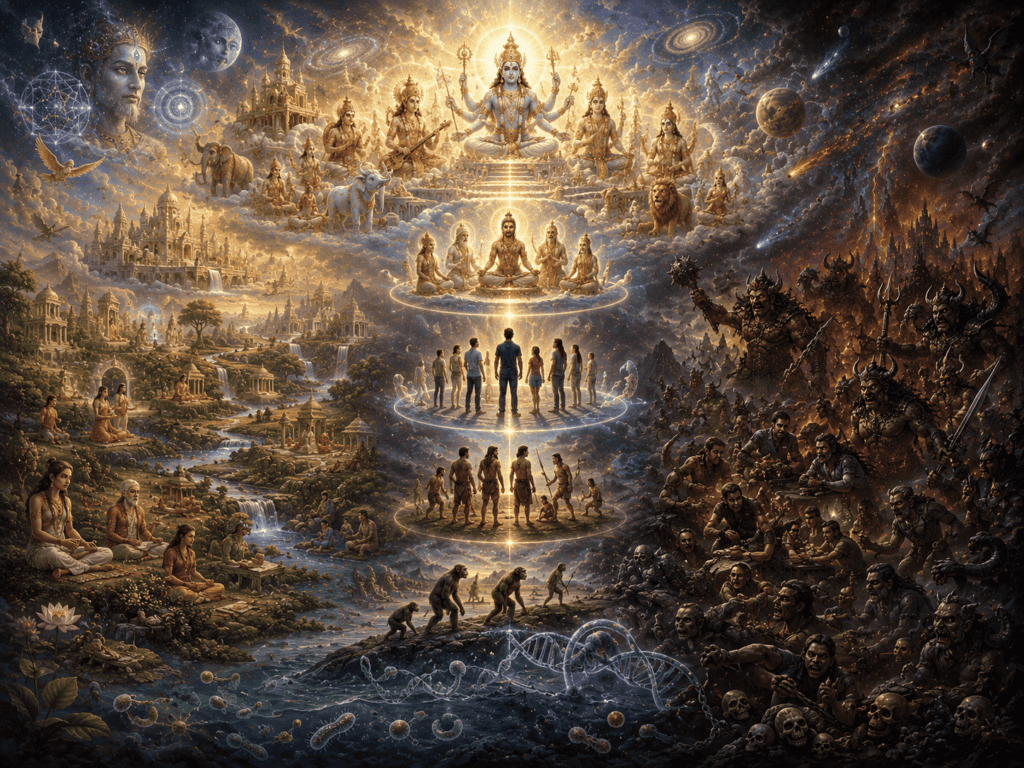 do higher being exist - may they have evolved consciousness